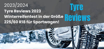 Tyre Reviews 2023 Winterreifentest in der Größe 225/60R18 für Sportwagen!	