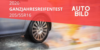 Aktuelle Ganzjahresreifentests 2020 - Auto Bild hat über 30 Reifen der Größe 205/55 R16 verglichen! 
