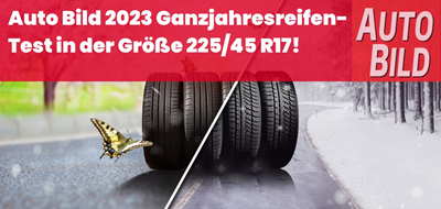 Auto Bild 2023 Ganzjahresreifen-Test in der Größe 225/45 R17!